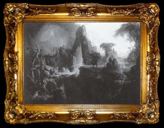 framed  Thomas Cole Vertreibung aus dem Garten Eden, ta009-2